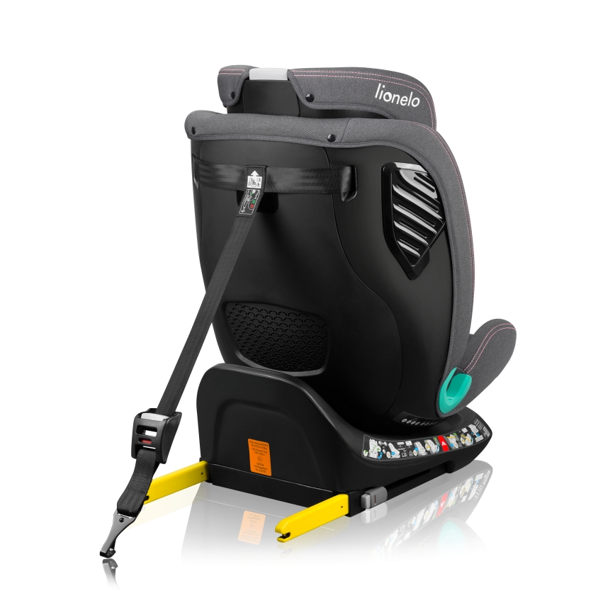 Lionelo - Cadeira auto com base giratória BASTIAAN ONE i-Size 40-150 cm Rosa Pink