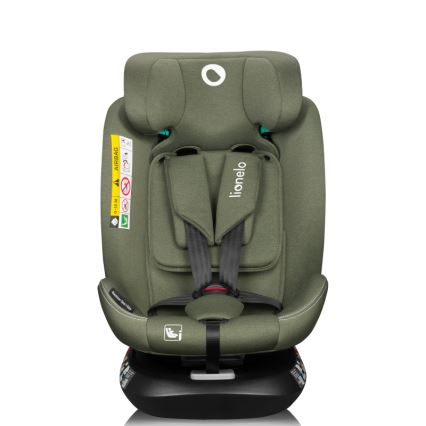 Lionelo - Cadeira auto com base giratória BASTIAAN ONE i-Size 40-150 cm Verde Oliva