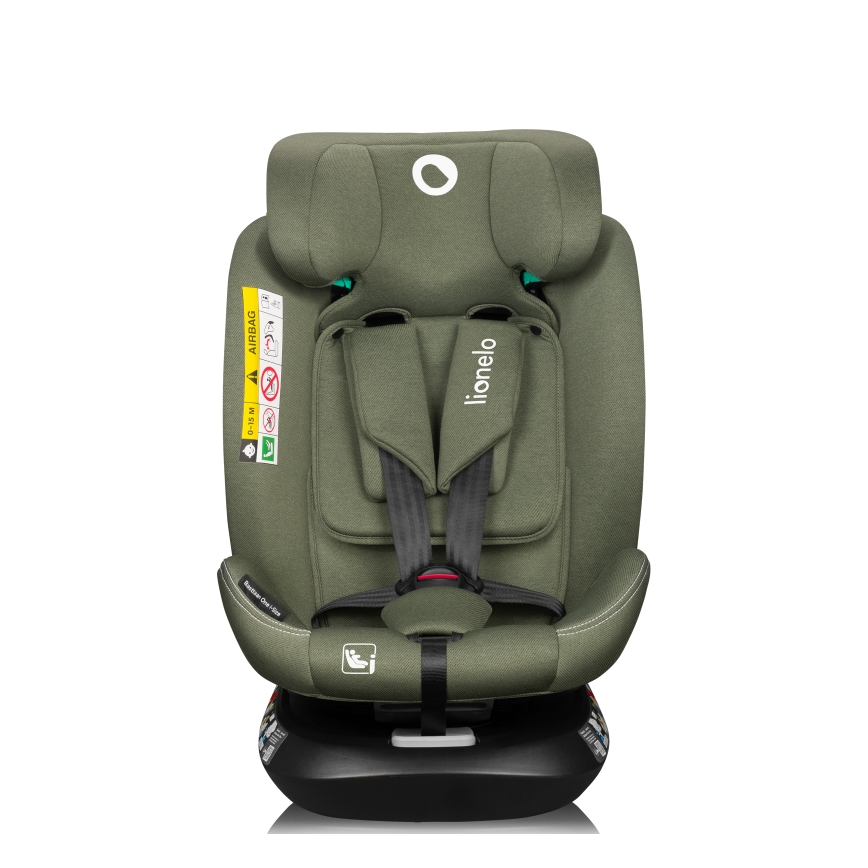 Lionelo - Cadeira auto com base giratória BASTIAAN ONE i-Size 40-150 cm Verde Oliva