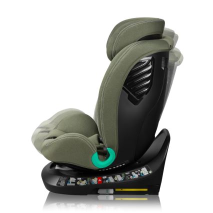 Lionelo - Cadeira auto com base giratória BASTIAAN ONE i-Size 40-150 cm Verde Oliva