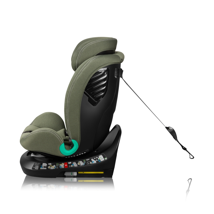 Lionelo - Cadeira auto com base giratória BASTIAAN ONE i-Size 40-150 cm Verde Oliva