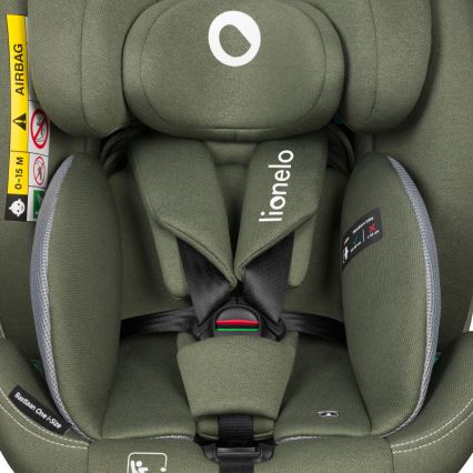 Lionelo - Cadeira auto com base giratória BASTIAAN ONE i-Size 40-150 cm Verde Oliva