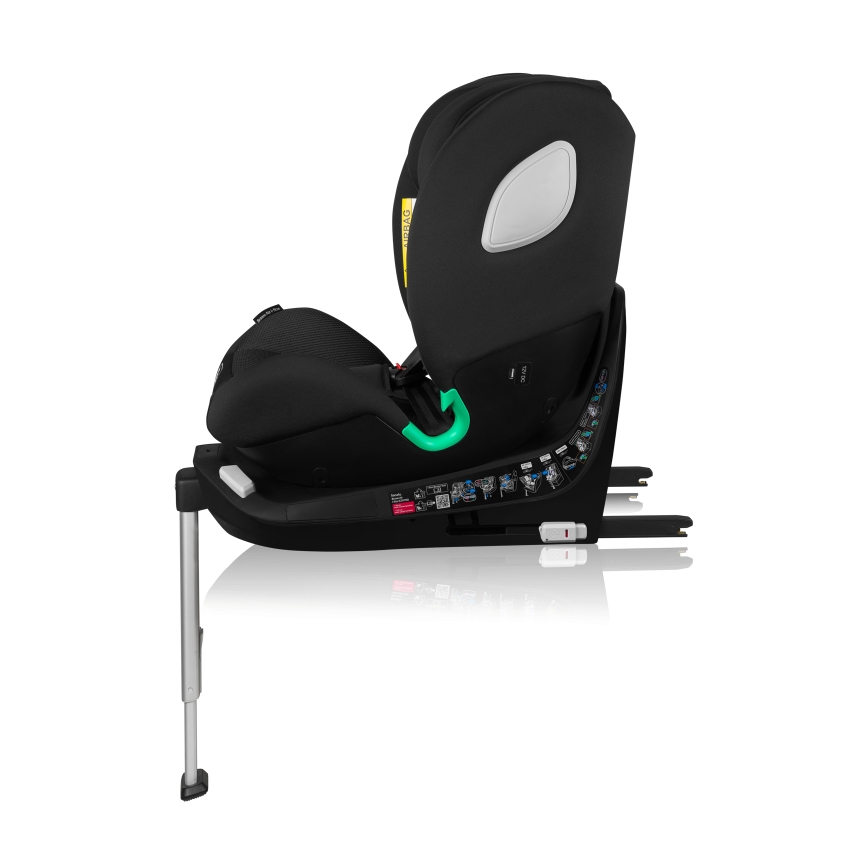 Lionelo - Cadeira auto com base giratória BRAAM AIR i-Size 40-150 cm Preto Carbono