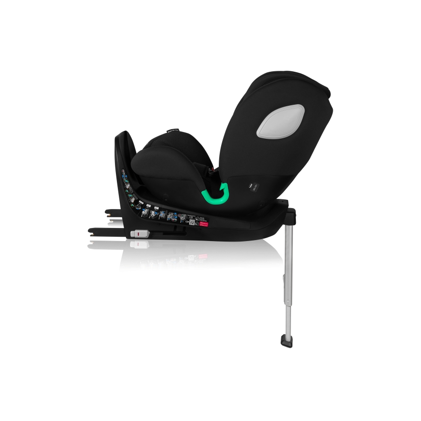 Lionelo - Cadeira auto com base giratória BRAAM AIR i-Size 40-150 cm Preto Carbono