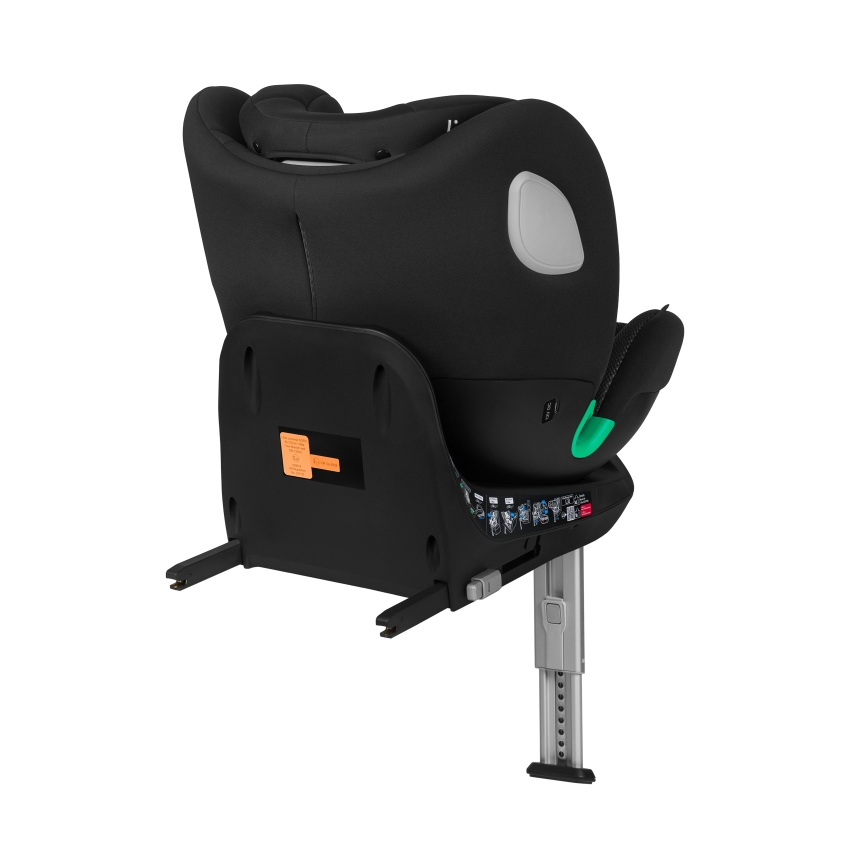 Lionelo - Cadeira auto com base giratória BRAAM AIR i-Size 40-150 cm Preto Carbono