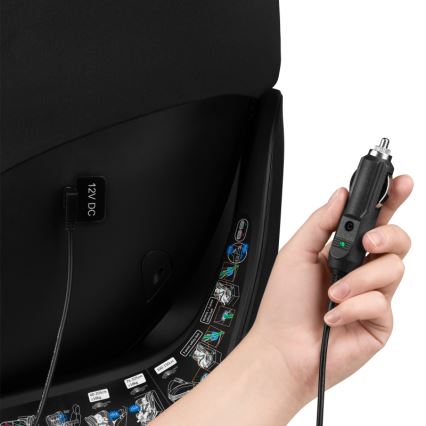 Lionelo - Cadeira auto com base giratória BRAAM AIR i-Size 40-150 cm Preto Carbono