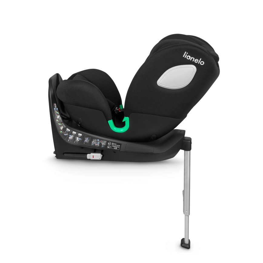 Lionelo - Cadeira auto com base giratória BRAAM i-Size 40-150 cm Black Carbon