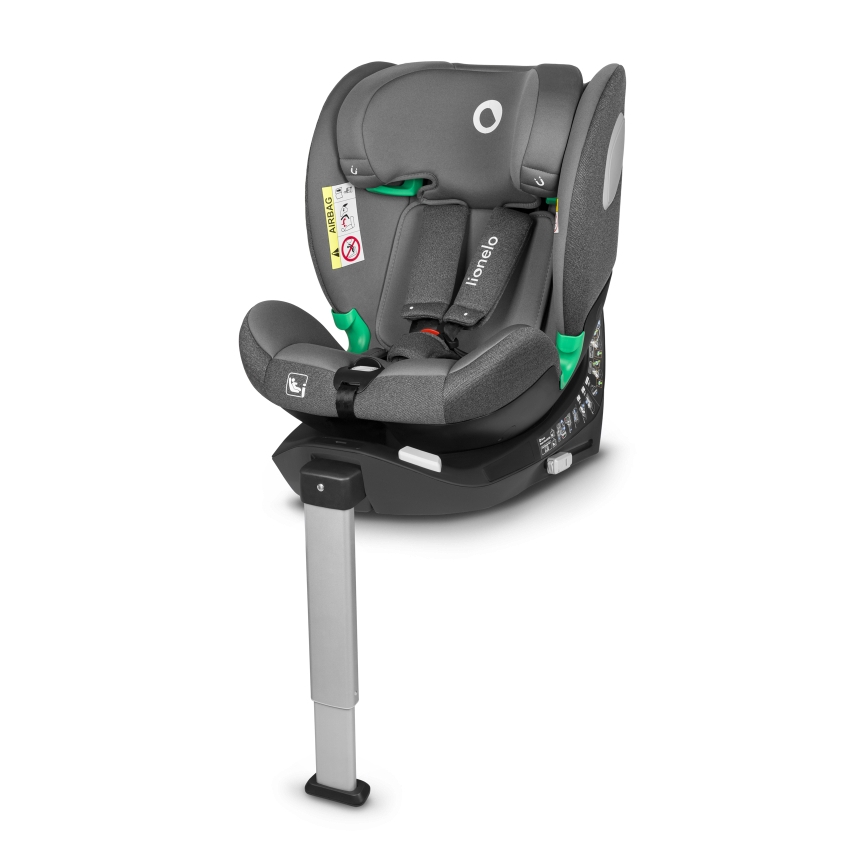Lionelo - Cadeira auto com base giratória BRAAM i-Size 40-150 cm Pedra Cinzenta