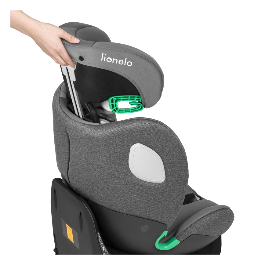 Lionelo - Cadeira auto com base giratória BRAAM i-Size 40-150 cm Pedra Cinzenta