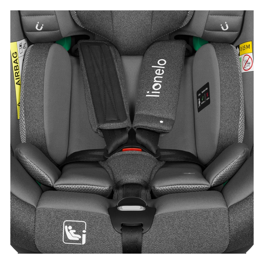 Lionelo - Cadeira auto com base giratória BRAAM i-Size 40-150 cm Pedra Cinzenta