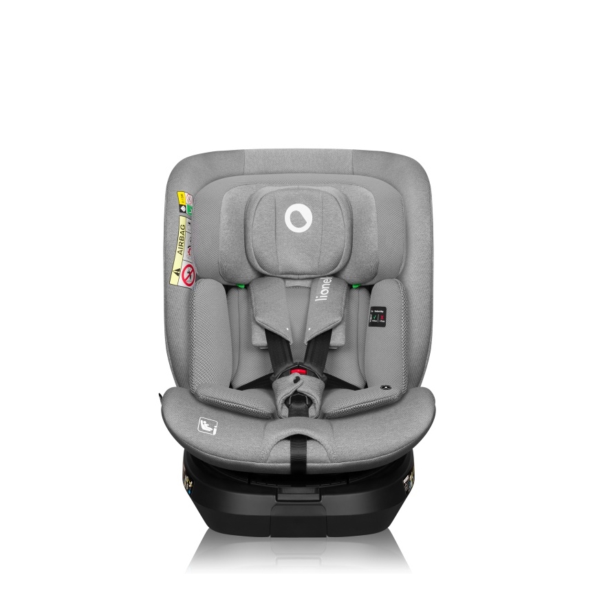 Lionelo - Cadeira auto com base giratória BRAVE i-Size 40-150 cm Pedra Cinzenta