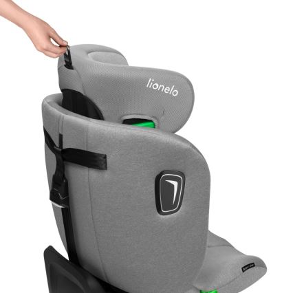 Lionelo - Cadeira auto com base giratória BRAVE i-Size 40-150 cm Pedra Cinzenta