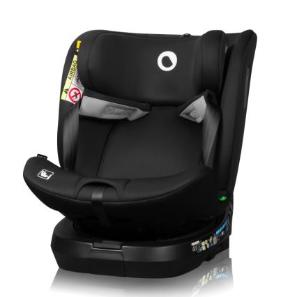 Lionelo - Cadeira auto com base giratória BRAVE i-Size 40–150 cm Preto Carbono
