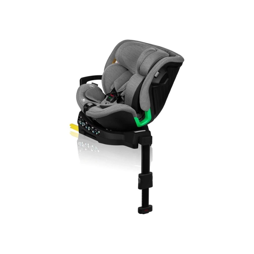 Lionelo - Cadeira auto com base giratória HARMONY i-Size 40-150 cm cinzenta