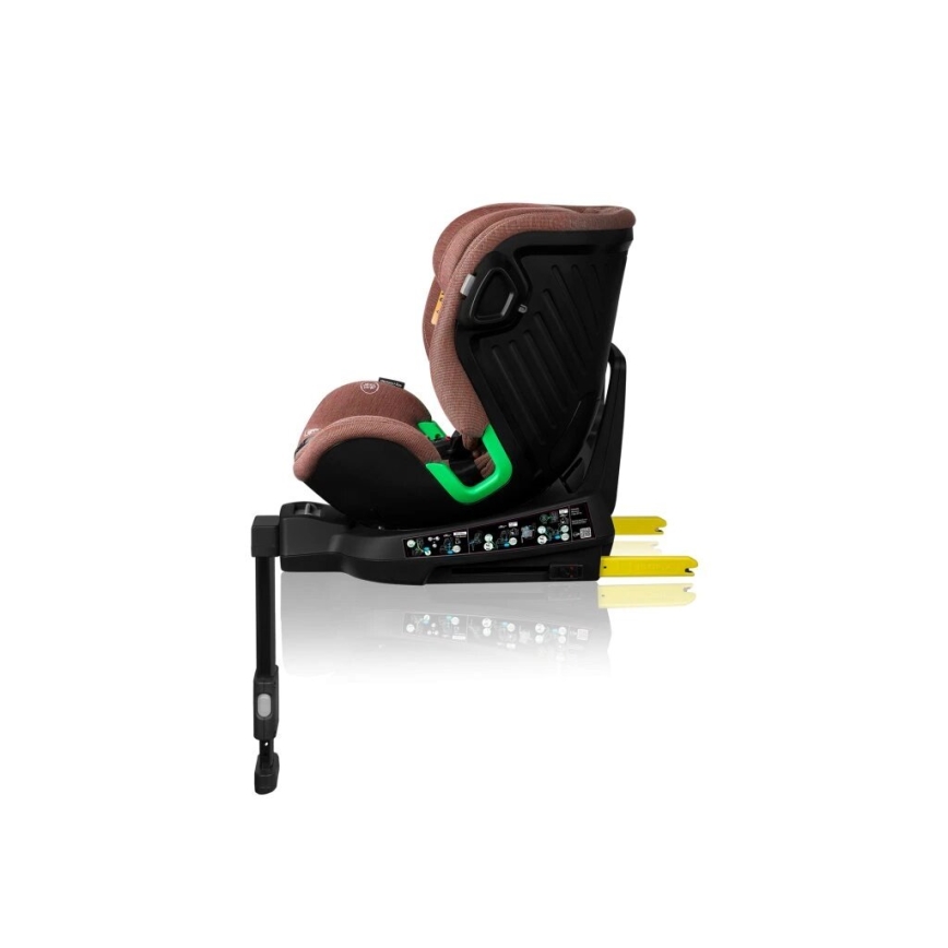 Lionelo - Cadeira auto com base giratória HARMONY i-Size 40-150 cm cor tijolo