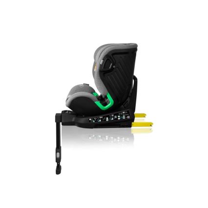 Lionelo - Cadeira auto com base giratória HARMONY i-Size 40-150 cm preto/cinzento