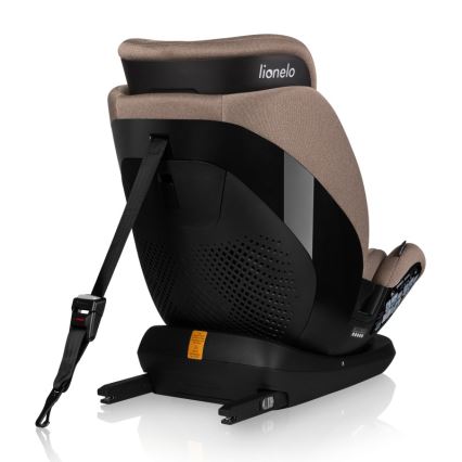 Lionelo - Cadeira Auto com Base Giratória LAVENDER i-Size 76-150 cm Bege Latte