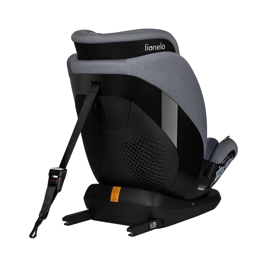 Lionelo - Cadeira auto com base giratória LAVENDER i-Size 76-150 cm Pedra Cinzenta