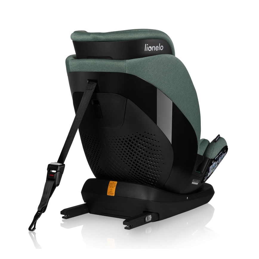 Lionelo - Cadeira auto giratória com base LAVENDER i-Size 76-150 cm Verde Pistache