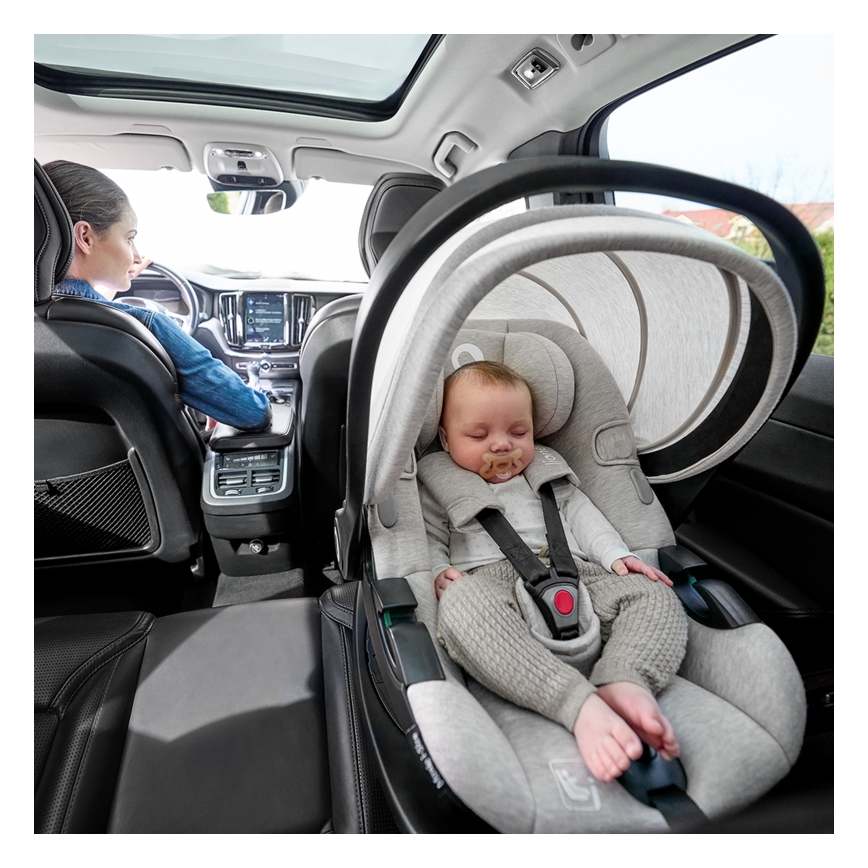 Lionelo - Cadeira auto com base giratória MOXIE SET i-Size 40-87 cm Bege Areia