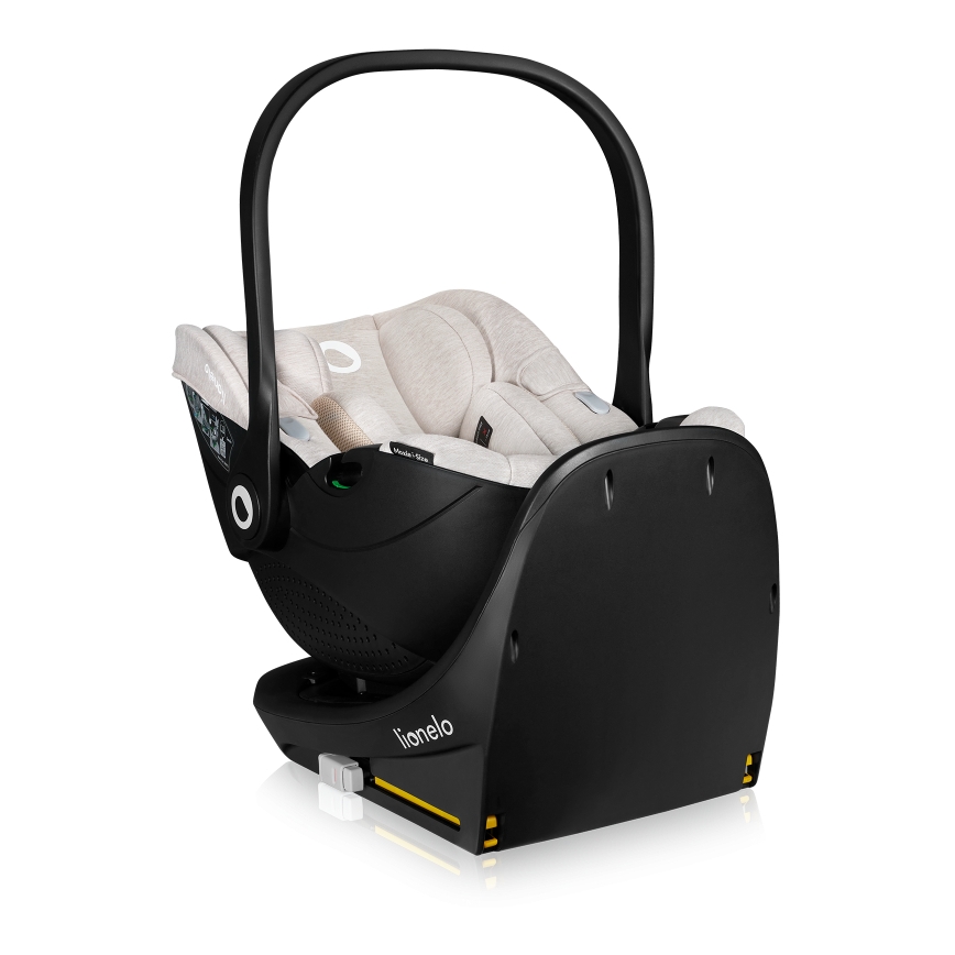Lionelo - Cadeira auto com base giratória MOXIE SET i-Size 40-87 cm Bege Areia