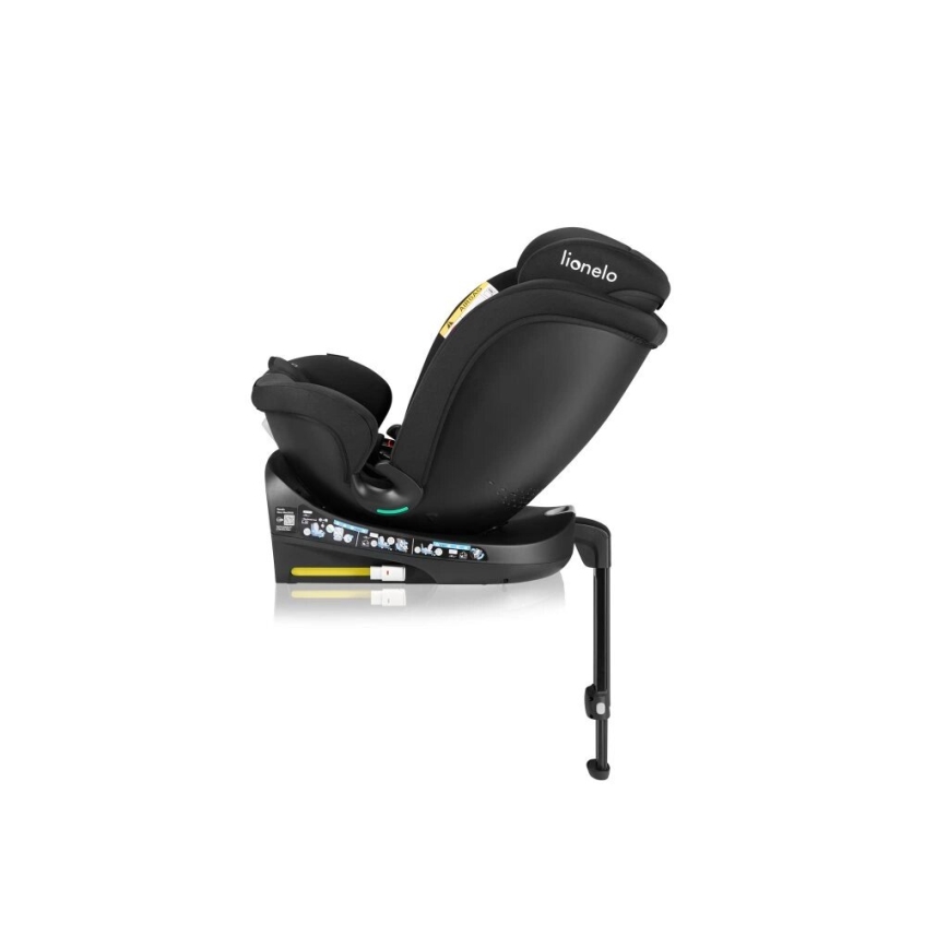 Lionelo - Cadeira auto com base giratória NAVY i-Size 40-150 cm preta