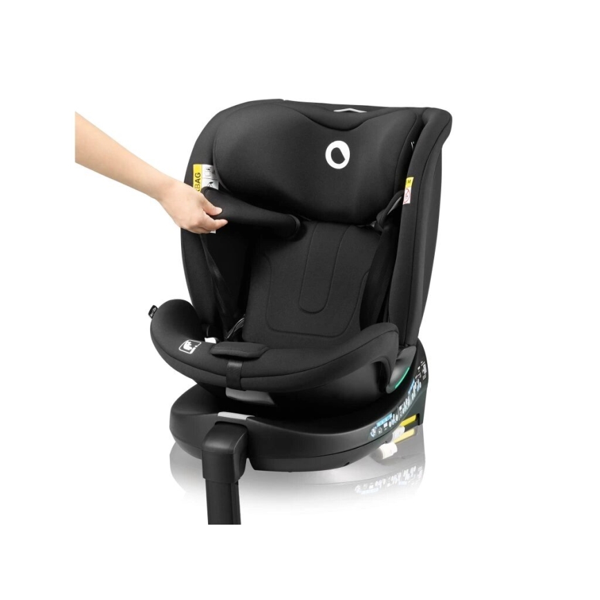 Lionelo - Cadeira auto com base giratória NAVY i-Size 40-150 cm preta