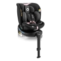 Lionelo - Cadeira auto com base giratória NAVY i-Size 40-150 cm preta/rosa