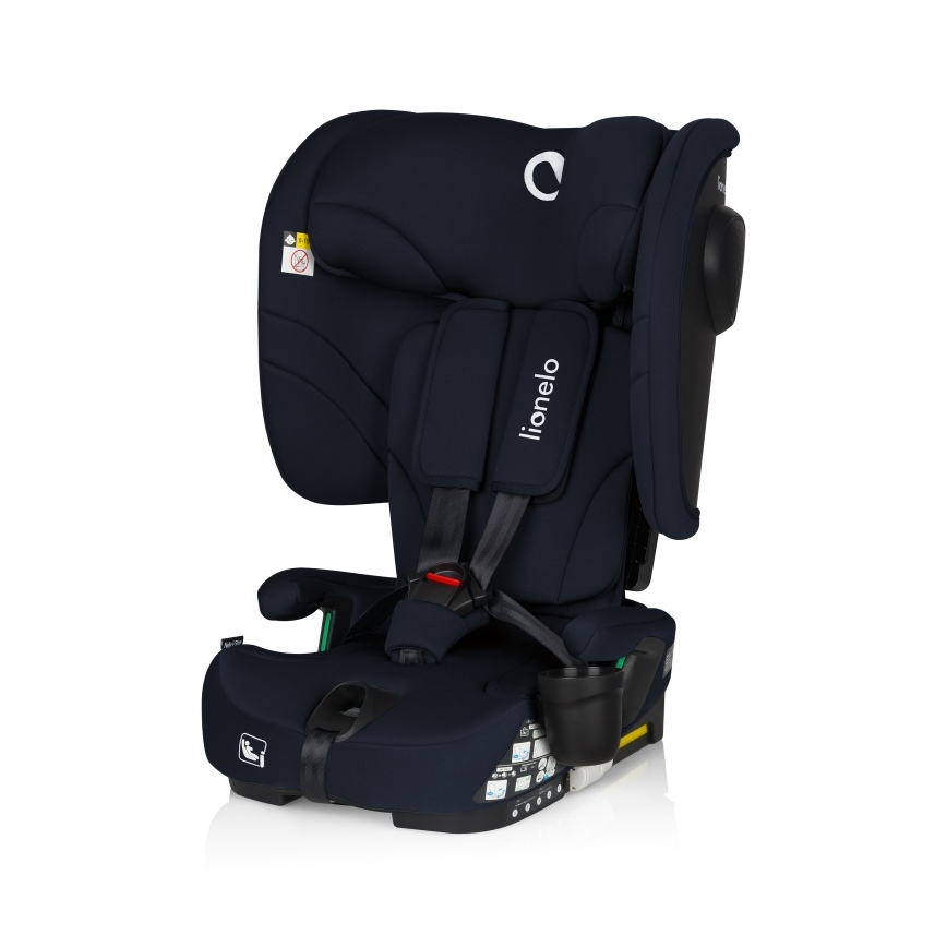 Lionelo - Cadeira Auto Dobrável NELLY i-Size 76-150 cm Azul Marinho