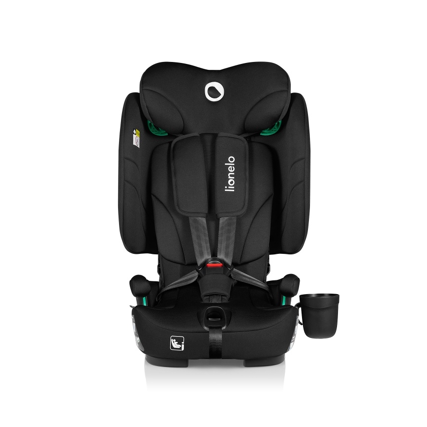 Lionelo - Cadeira auto dobrável NELLY i-Size 76-150 cm Preto Carbono