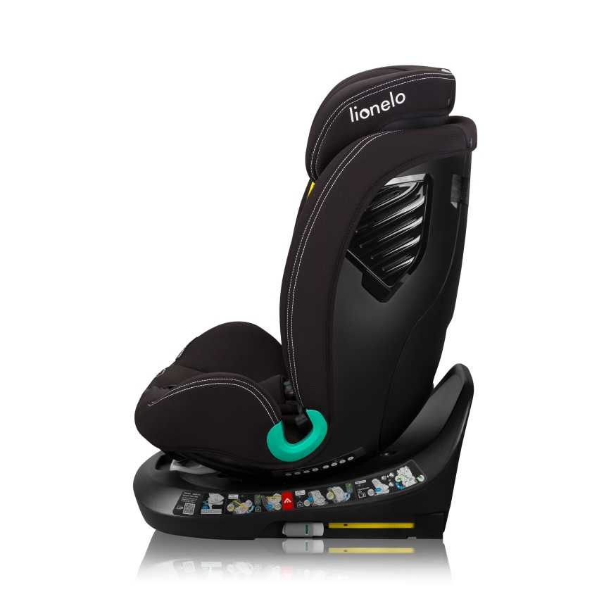 Lionelo - Cadeira auto com base giratória BASTIAAN ONE i-Size 40-150 cm Preto Carbono