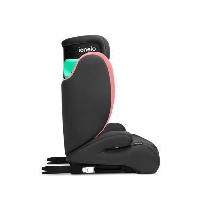 Lionelo - Cadeira auto HUGO i-Size 100-150 cm preta/rosa