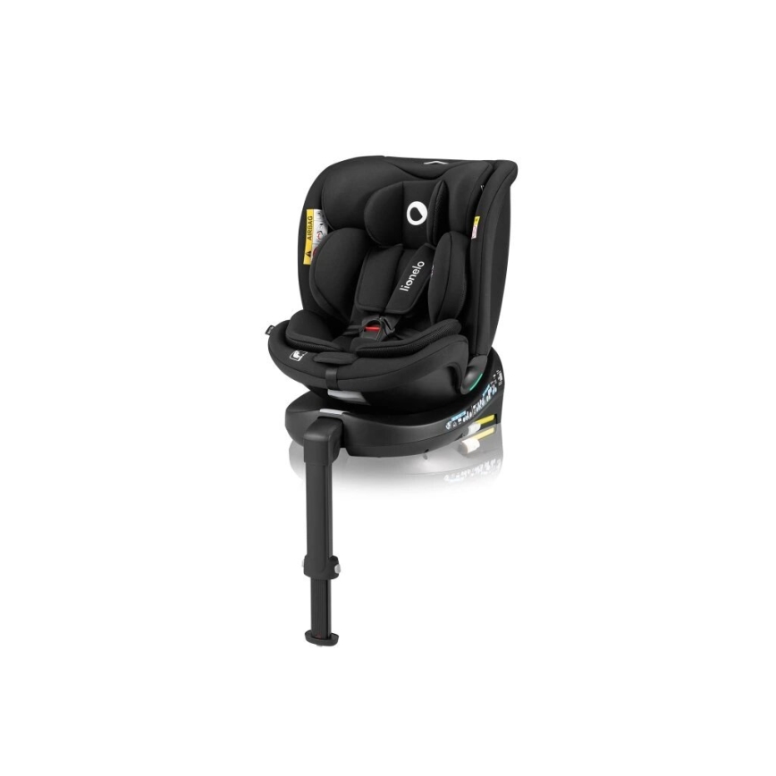 Lionelo - Cadeirinha auto giratória com base NAVY i-Size 40-150 cm preta
