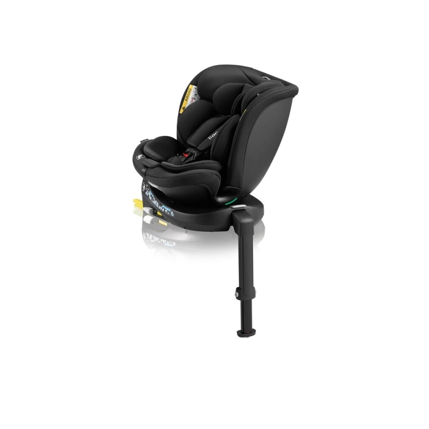 Lionelo - Cadeirinha auto giratória com base NAVY i-Size 40-150 cm preta