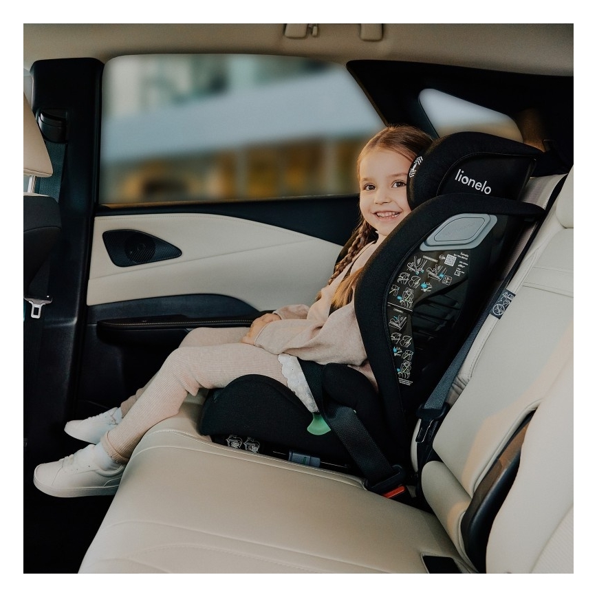 Lionelo - Cadeira Auto IGO i-Size 100-150 cm Carbono Preto