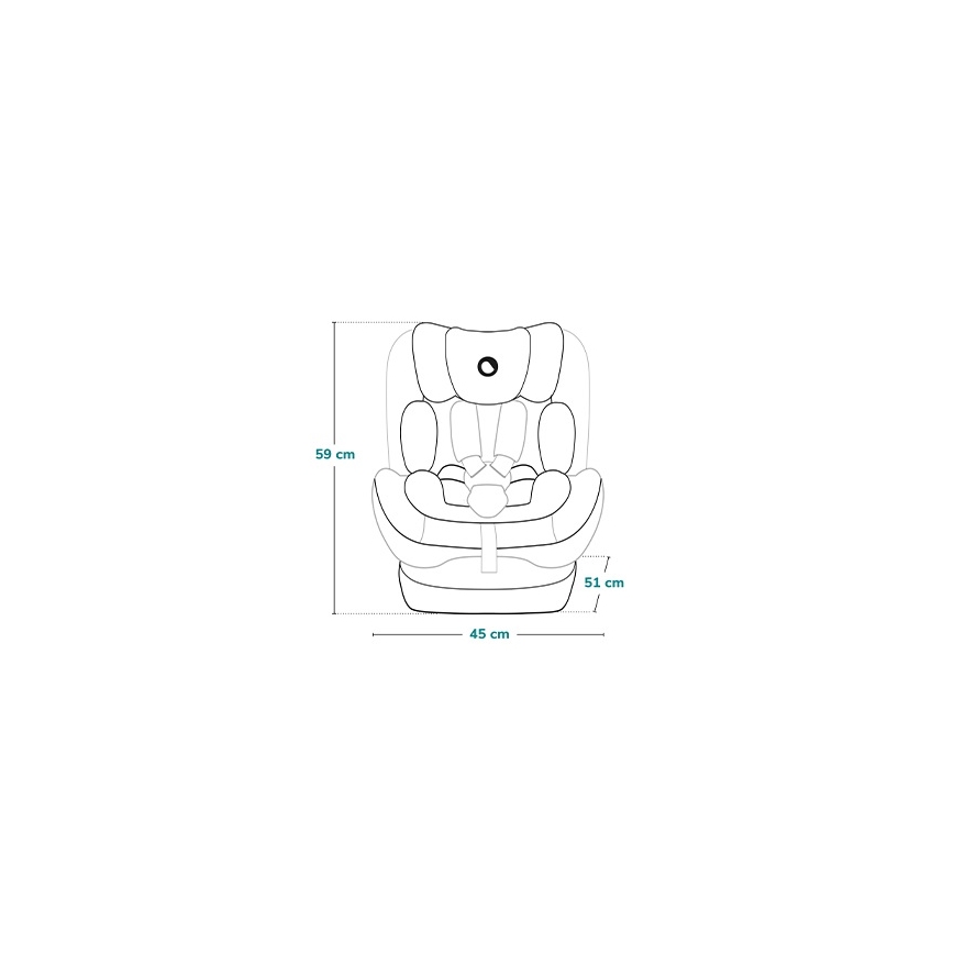Lionelo - Cadeira Auto IZZY i-Size 40-150 cm Carbono Preto