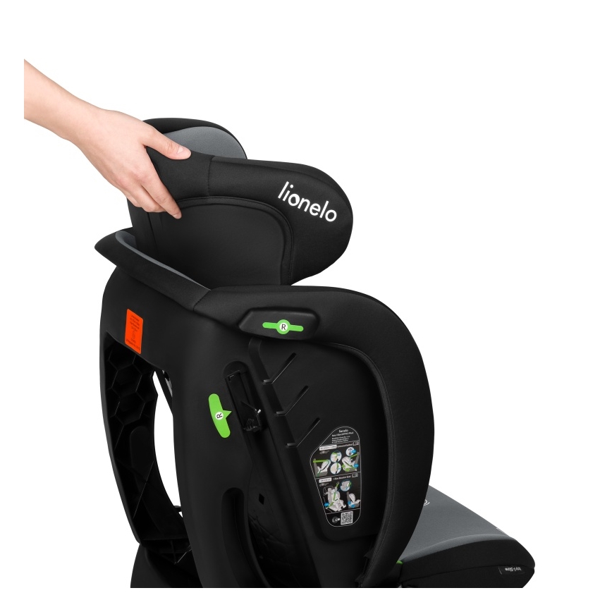 Lionelo - Cadeira Auto IZZY i-Size 40-150 cm Preto/Cinzento