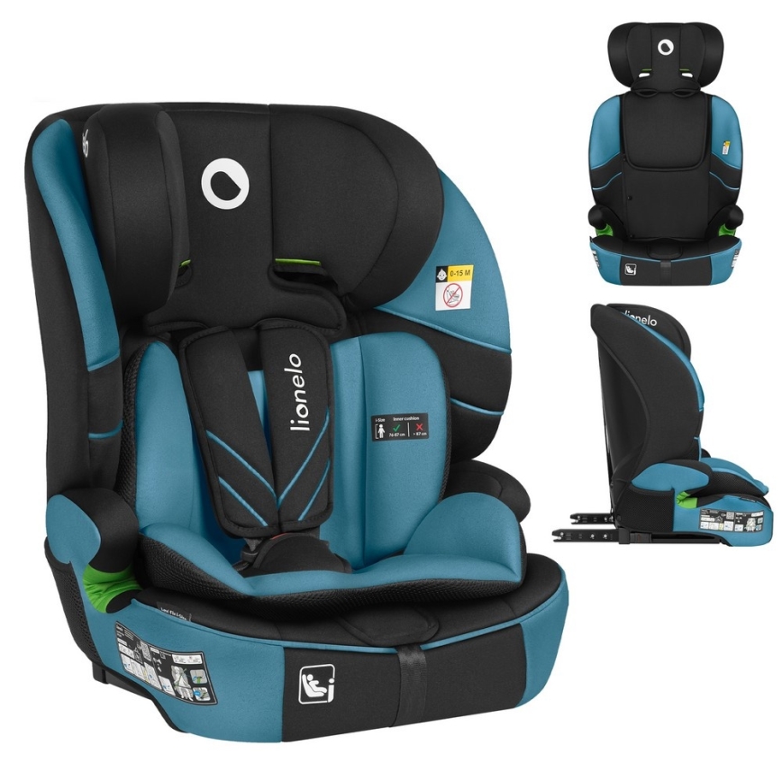 Lionelo - Cadeira auto LEVI FIX i-Size 76-150 cm Azul Cobalto