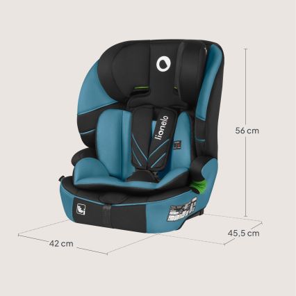 Lionelo - Cadeira auto LEVI FIX i-Size 76-150 cm Azul Cobalto
