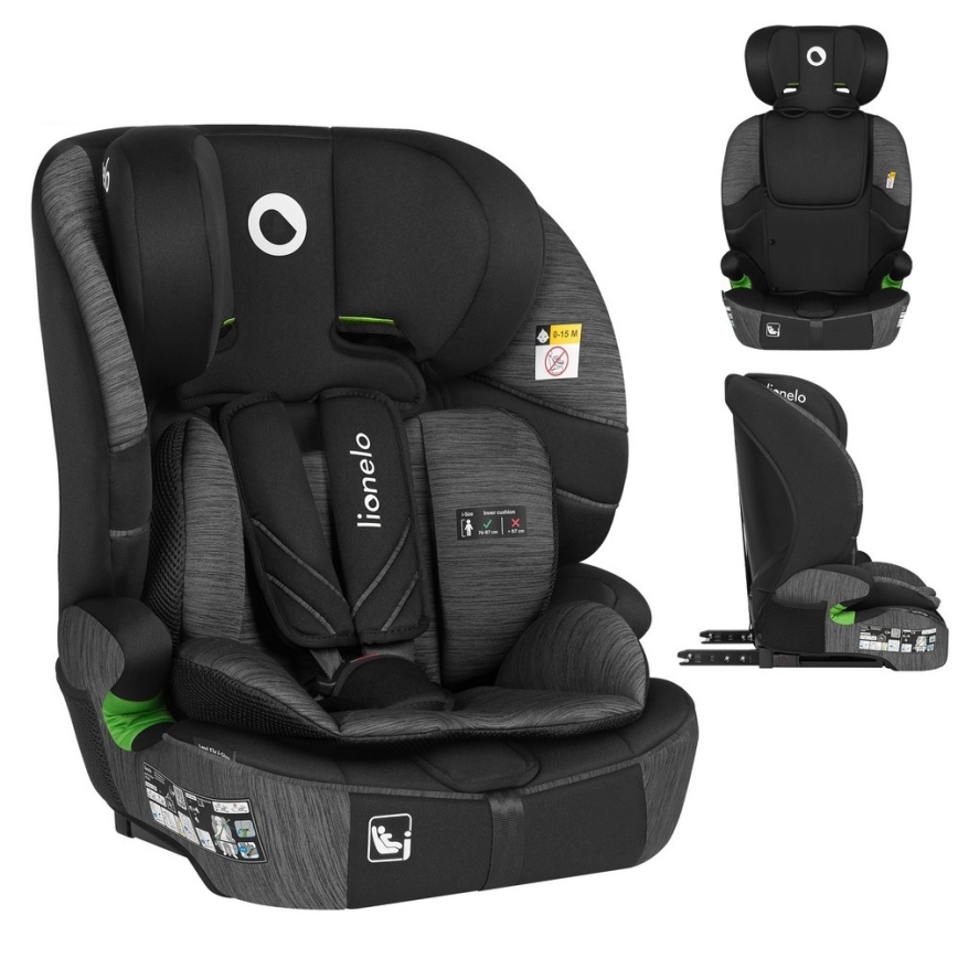 Lionelo - Cadeira Auto LEVI FIX i-Size 76-150 cm Pedra Cinzenta