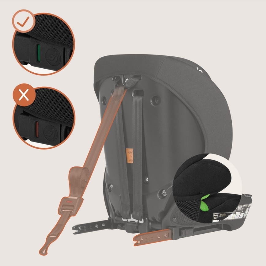 Lionelo - Cadeira Auto LEVI FIX i-Size 76–150 cm Preto Carbono