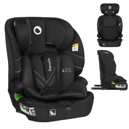 Lionelo - Cadeira Auto LEVI FIX i-Size 76–150 cm Preto Carbono