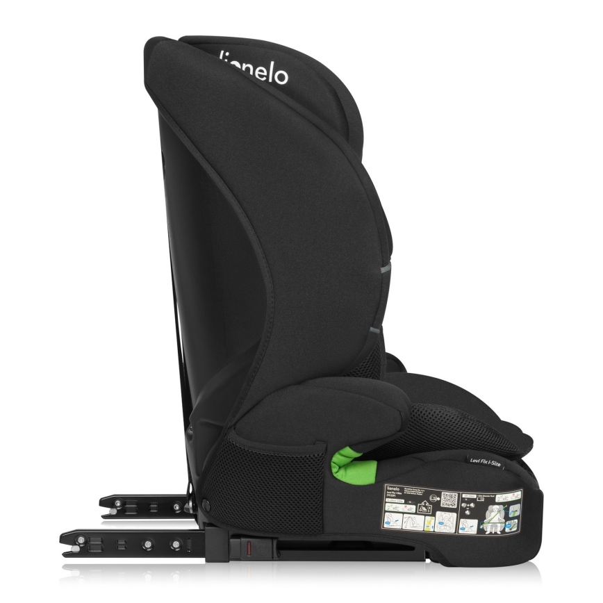 Lionelo - Cadeira Auto LEVI FIX i-Size 76–150 cm Preto Carbono