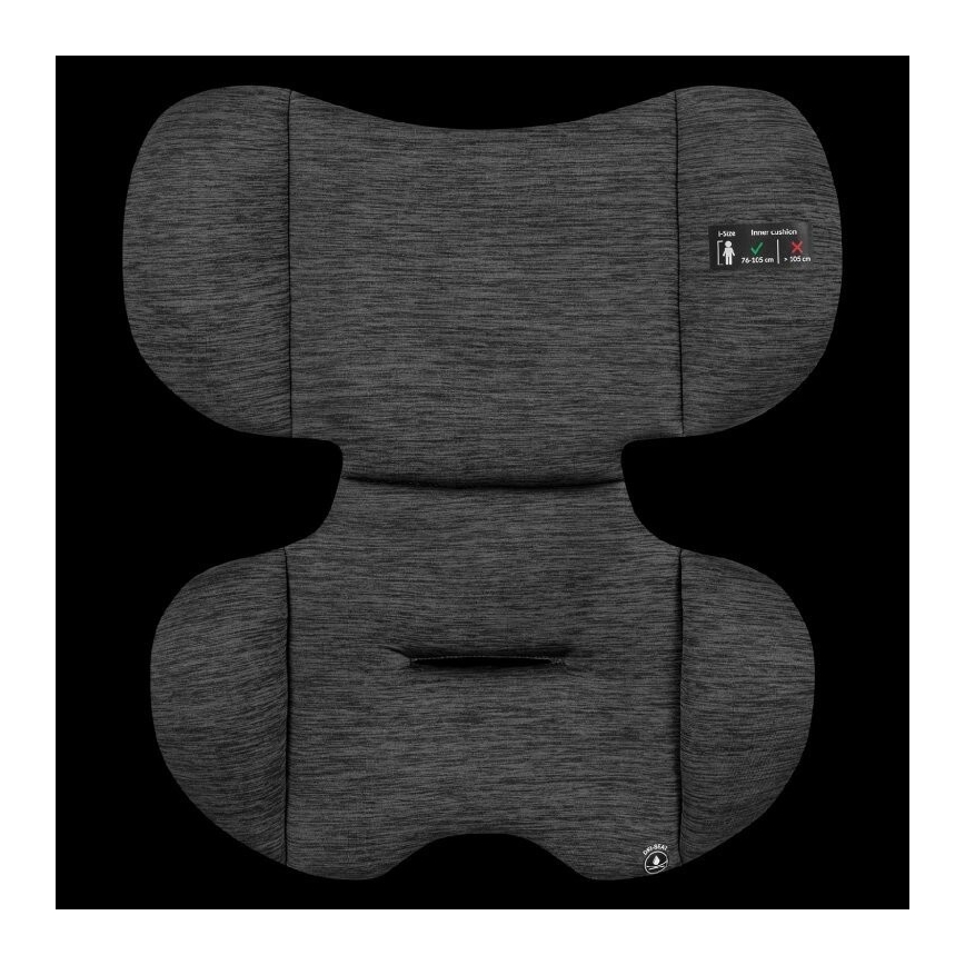 Lionelo - Cadeira auto LEVI ONE i-Size 76-150 cm preta/cinzenta