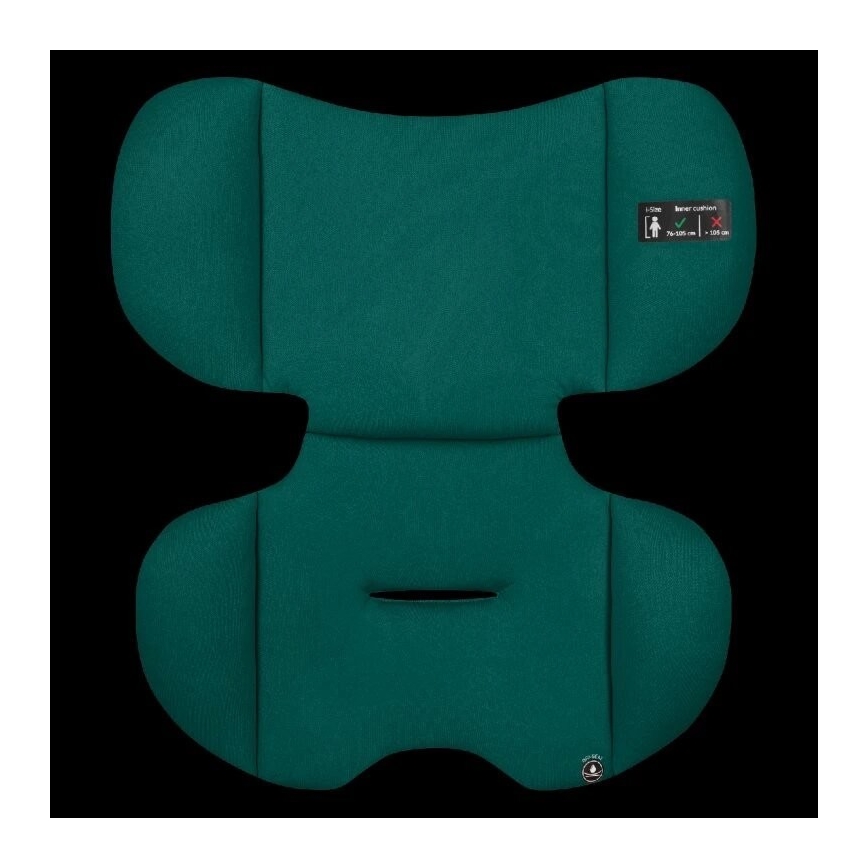 Lionelo - Cadeira auto LEVI ONE i-Tamanho 76-150 cm preto/verde