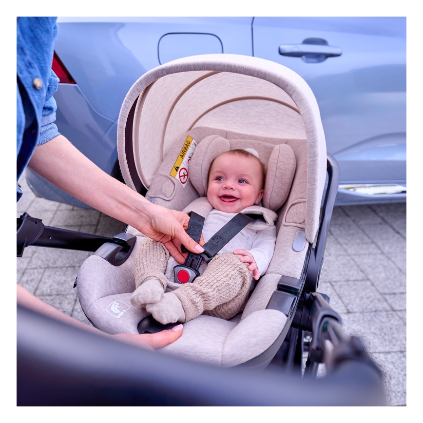 Lionelo - Cadeira Auto MOXIE i-Size 40-87 cm Bege Areia