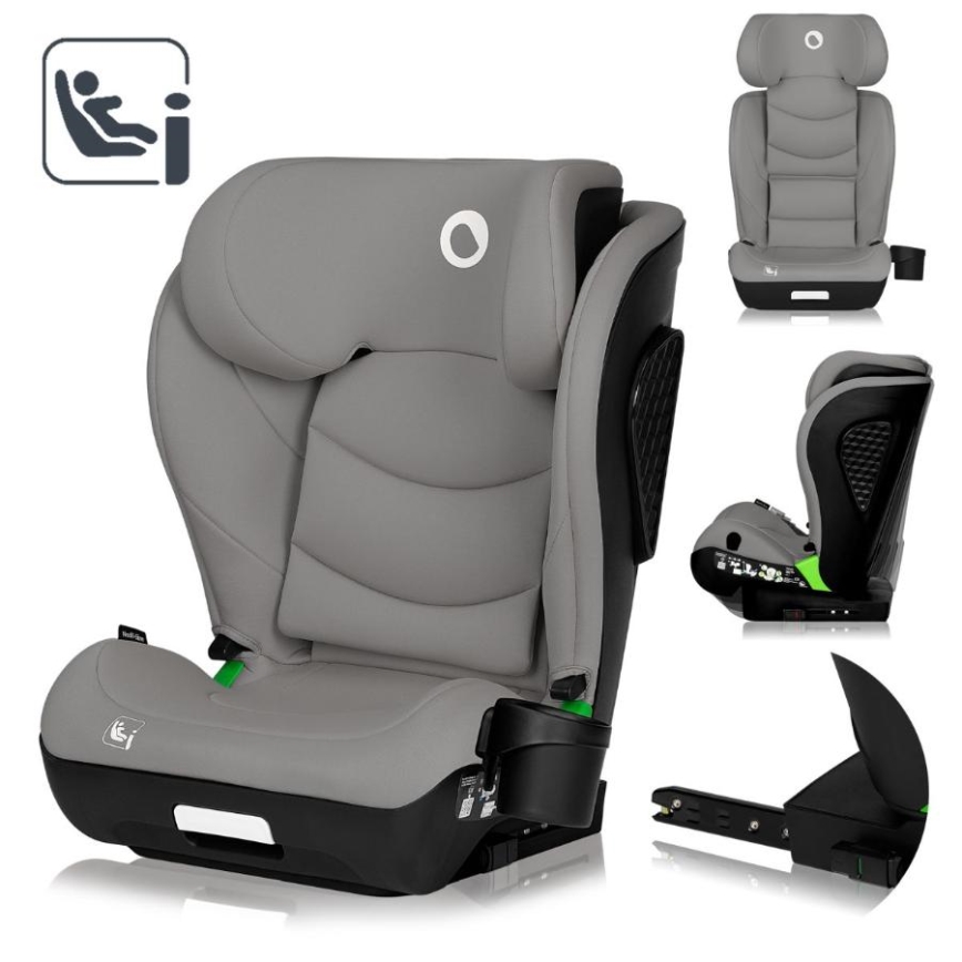 Lionelo - Cadeira Auto NEAL i-Size 100-150 cm Cinza Betão