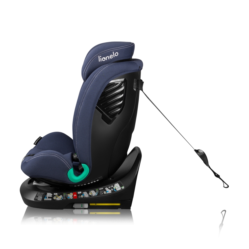 Lionelo - Cadeira auto com base giratória BASTIAAN ONE i-Size 40-150 cm Azul Marinho