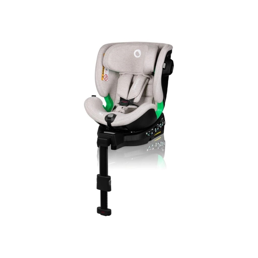 Lionelo - Cadeira automóvel com base giratória HARMONY i-Size 40-150 cm bege