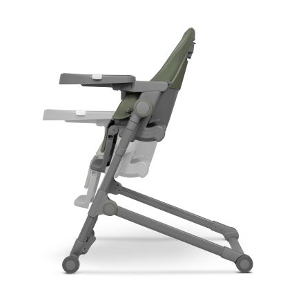 Lionelo - Cadeira de alimentação infantil 2 em 1 CORA PLUS Verde-oliva